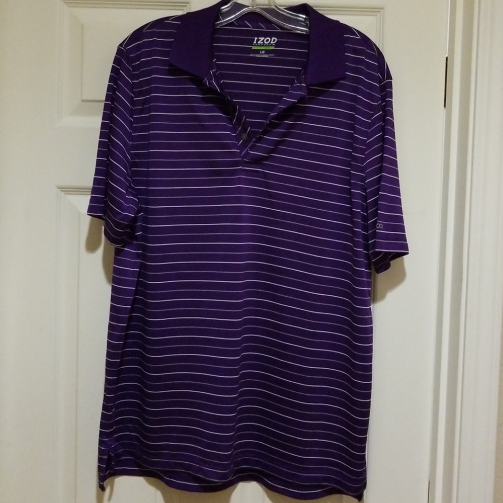 MEN'S IZOD GOLF POLO SHIRT SIZE LARGE
